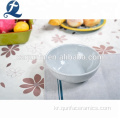 식기 라운드 컬러 파스타 그릇 사용자 정의 디자인 세라믹 그릇